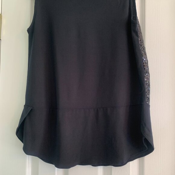 Cato NWT Black sequin tank top Small - Picture 4 of 6